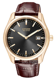 Citizen Leather Czarny/Skóra Ø40 mm AU1043-00E