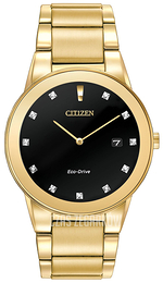 Citizen Czarny/Stal w odcieniu złota Ø40 mm AU1062-56G