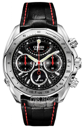 Citizen Czarny/Skóra Ø44 mm AV1000-06E