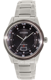 Citizen Eco Drive 180 Czarny/Stal Ø42 mm AW1274-63E