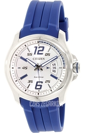 Citizen Eco Drive 180 Srebrny/Guma Ø44 mm AW1350-08A