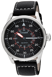 Citizen Leather Czarny/Skóra Ø45 mm AW1360-04E