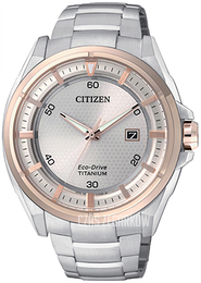 Citizen Srebrny/Tytan Ø43 mm AW1404-51A
