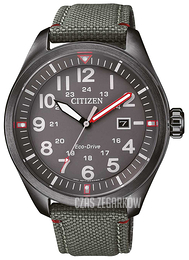 Citizen Czarny/Skóra Ø42.6 mm AW5005-39H