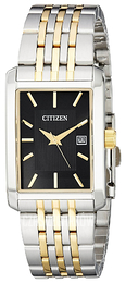 Citizen Dress Czarny/Stal w odcieniu złota BH1678-56E