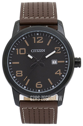 Citizen Dress Czarny/Skóra Ø42 mm BI1025-02E