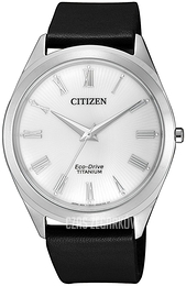 Citizen Eco Drive 180 Srebrny/Skóra Ø41 mm BJ6520-15A