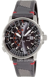 Citizen Nighthawk Czarny/Skóra Ø42 mm BJ7017-09E