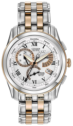Citizen Perpetual Calendar Srebrny/Stal w kolorze różowego złota Ø39 mm BL8106-53A