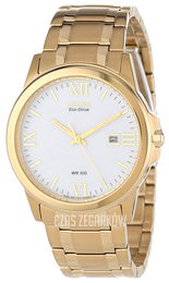 Citizen Biały/Stal w odcieniu złota Ø40 mm BM7262-57A