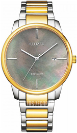 Citizen Eco Drive 180 Szary/Stal w odcieniu złota Ø39 mm BM7524-87Y