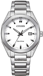 Citizen Eco Drive Biały/Stal Ø38 mm BM7620-83A
