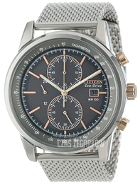Citizen Mesh Szary/Stal Ø42 mm CA0336-52H