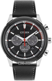 Citizen Czarny/Skóra Ø44 mm CA4348-01E
