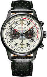 Citizen Chrono Biały/Skóra Ø42 mm CA4465-15X