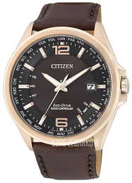 Citizen Radio Controlled Brązowy/Skóra Ø43 mm CB0017-03W
