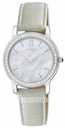 Citizen Elegance Ladies Biały/Skóra Ø28 mm EG3200-12D