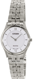 Citizen Eco Drive 180 Biały/Stal Ø26 mm EG3220-58A