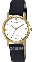 Citizen Elegance Ladies Biały/Skóra Ø28 mm EL1652-33A