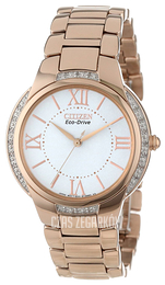 Citizen Biały/Stal w kolorze różowego złota Ø35 mm EM0093-59A