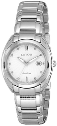 Citizen Eco Drive 180 Biały/Stal Ø30 mm EM0310-61B