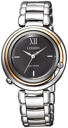 Citizen Eco Drive 180 Czarny/Stal Ø32 mm EM0658-87E