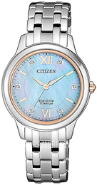Citizen Eco Drive 180 Szary/Tytan Ø30 mm EM0726-89Y