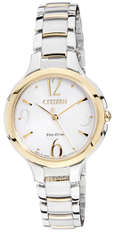 Citizen Biały/Stal w odcieniu złota Ø33 mm EP5994-59A