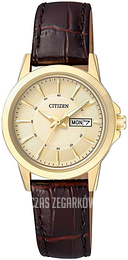 Citizen Żółte złoto/Skóra Ø28 mm EQ0603-08PE