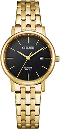 Citizen Czarny/Stal w odcieniu złota Ø28 mm EU6092-59E