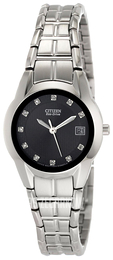 Citizen Dress Czarny/Stal Ø26 mm EW1410-50G