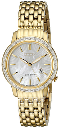 Citizen Dress Srebrny/Stal w odcieniu złota Ø29 mm EW2282-52D