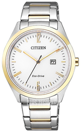 Citizen Biały/Stal w odcieniu złota Ø34.5 mm EW2454-83A