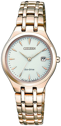 Citizen Elegance Srebrny/Stal w kolorze różowego złota Ø27.6 mm EW2483-85B