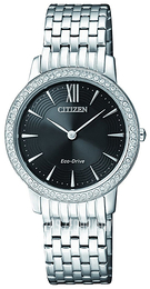 Citizen Elegance Czarny/Stal Ø24 mm EX1480-82E