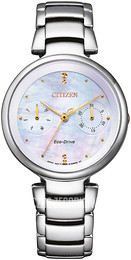 Citizen Elegance Biały/Stal w odcieniu złota Ø31 mm FD1106-81D