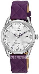 Citizen Drive Srebrny/Skóra Ø34 mm FE6080-03A
