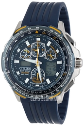 Citizen Skyhawk Blue Angels Niebieski/Guma Ø45 mm JY0064-00L
