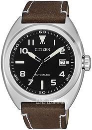 Citizen Czarny/Skóra Ø42 mm NJ0100-11E