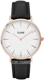 Cluse La Boheme Biały/Skóra Ø38 mm CL18008