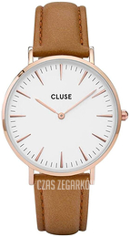 Cluse La Boheme Biały/Skóra Ø38 mm CL18011