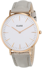 Cluse Biały/Skóra Ø38 mm CL18015