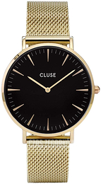 Cluse La Boheme Czarny/Stal w odcieniu złota Ø38 mm CL18110