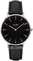 Cluse La Boheme Czarny/Skóra Ø38 mm CL18201