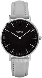 Cluse La Boheme Czarny/Skóra Ø38 mm CL18218