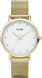 Cluse Biały/Stal w odcieniu złota Ø38 mm CL18302