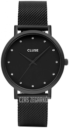 Cluse Pavane Czarny/Stal Ø38 mm CL18304