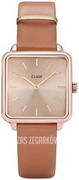 Cluse La Tetragone Różowe złoto/Skóra CL60010
