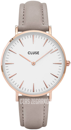 Cluse La Boheme Biały/Skóra Ø38 mm CLA001