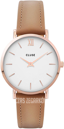 Cluse Biały/Skóra Ø33 mm CW0101203014